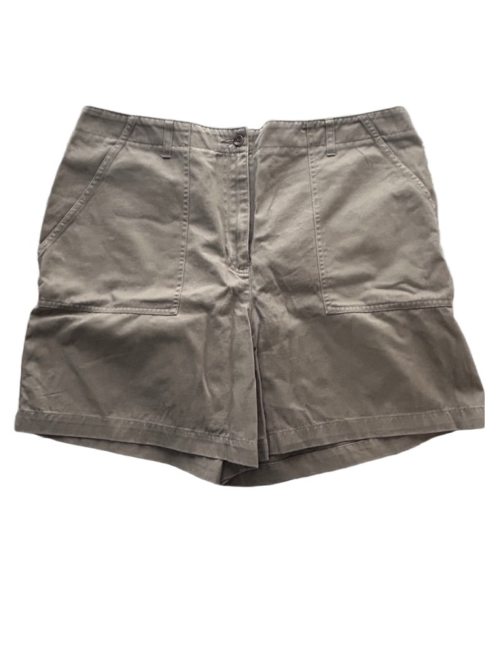 Jones New York Sport Khaki Cargo Shorts Womens Size 18 Cotton